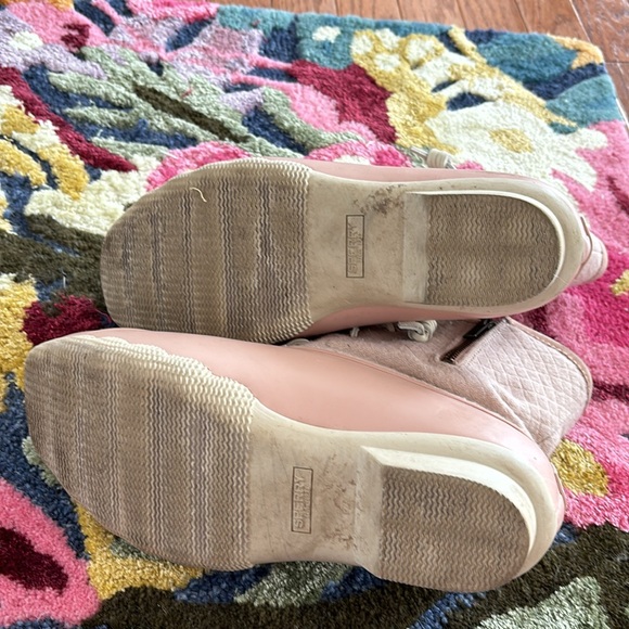 Sperry blush pink duck boots size 7 - Picture 5 of 7